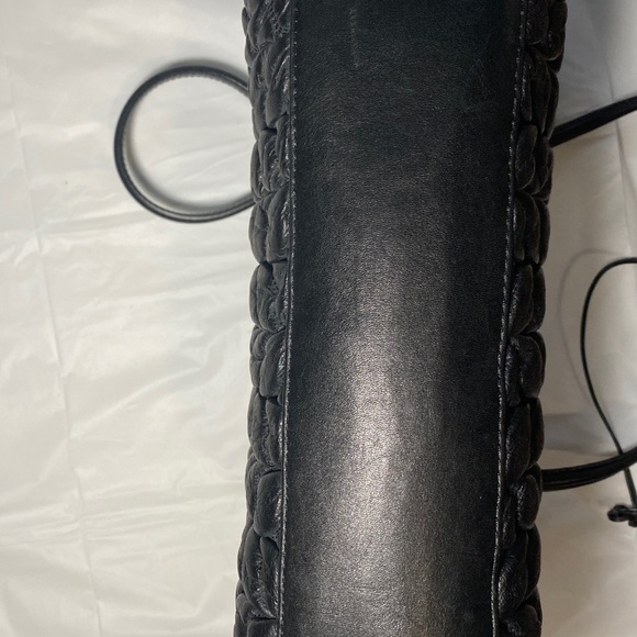 New Coach Madison Chevron Gathered Poof Satchel - Picture 7 of 10